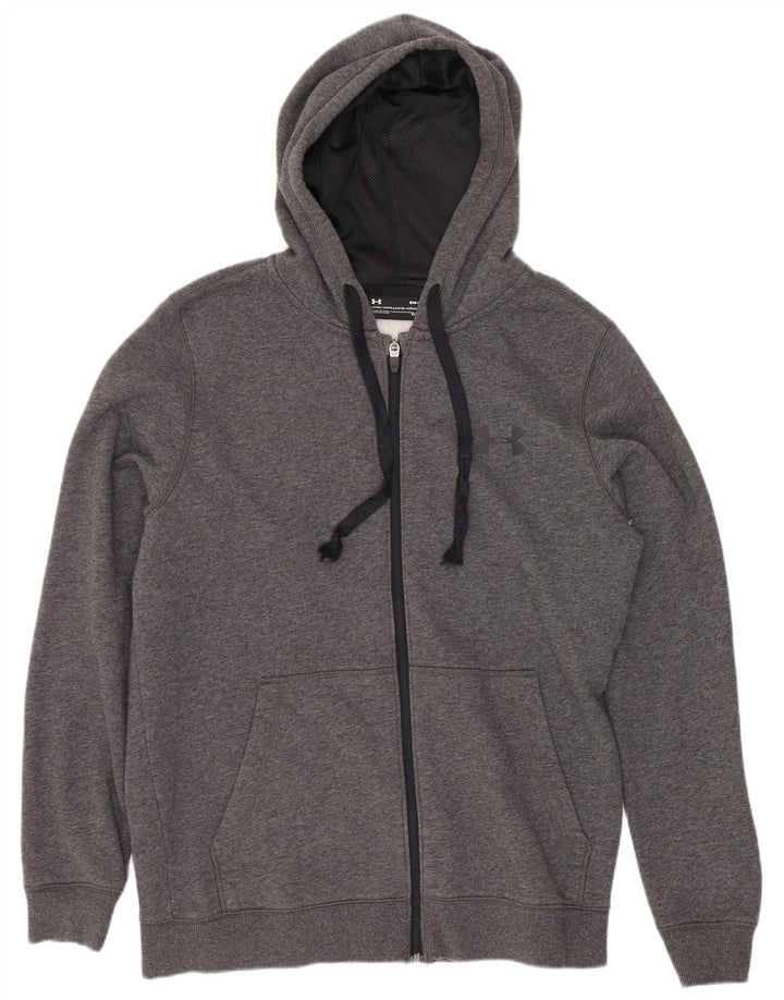 Under Armour Herren Cold Gear Zip Hoodie Pullover Small Grau