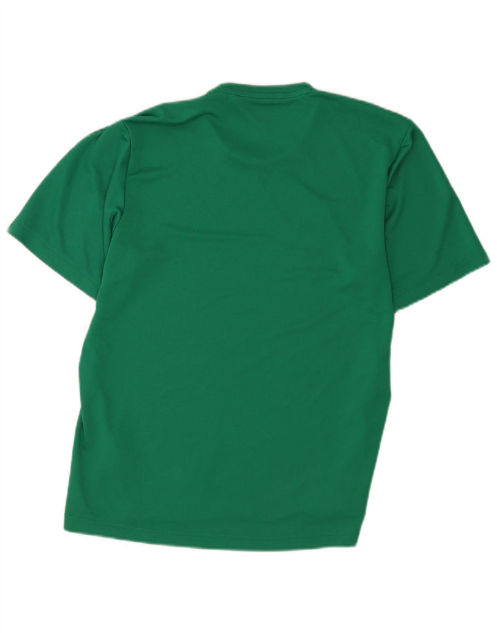Adidas Herren Climalite T-Shirt Top Mittelgrünes Polyester