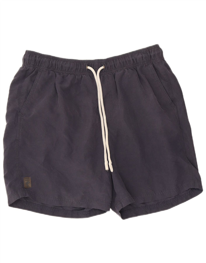 Marks & Spencer Herren-Badeshorts, mittelgroß, marineblau, Polyester