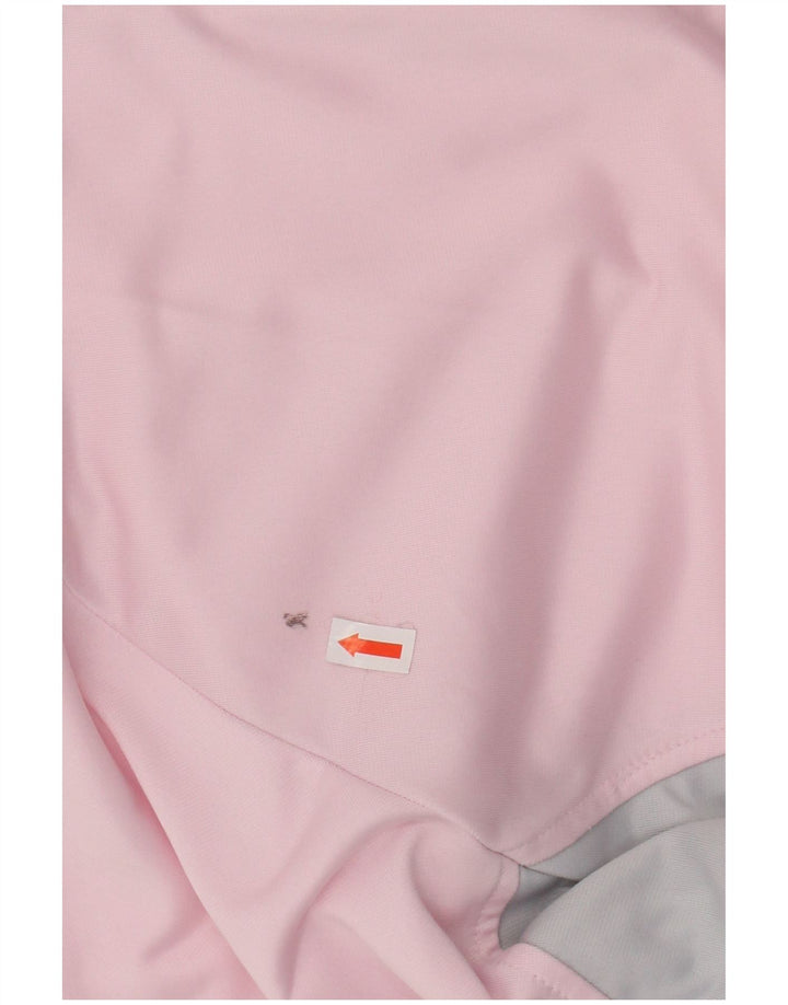 DIADORA Damen-Trainingsanzug-Top-Jacke UK 18 XL Pink Colourblock Polyester