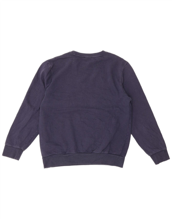 True Religion Herren-Sweatshirt mit Grafik, mittlere marineblaue Baumwolle