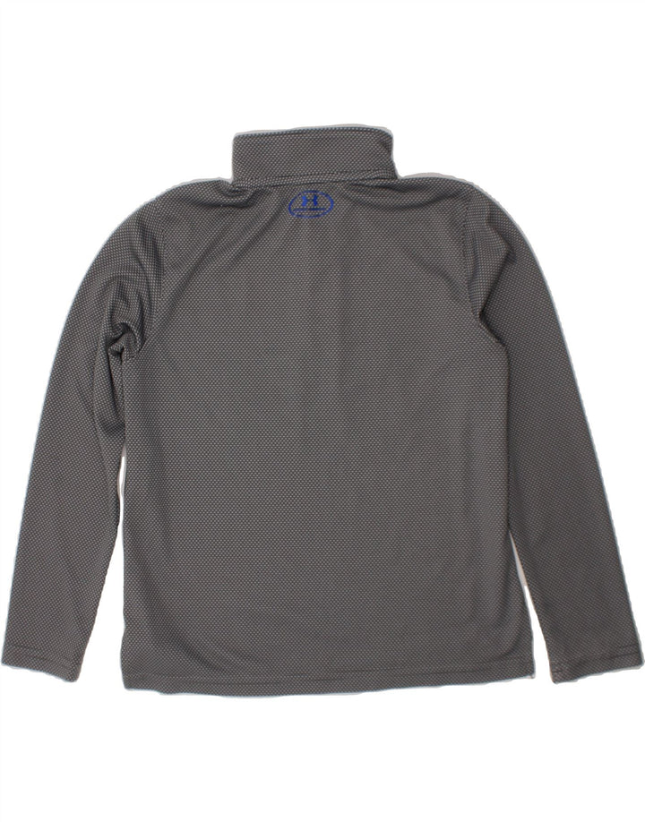 UNDER ARMOUR Boys Graphic Pullover Tracksuit Top 7-8 Years Small  Grey Vintage Under Armour and Second-Hand Under Armour from Messina Hembry 