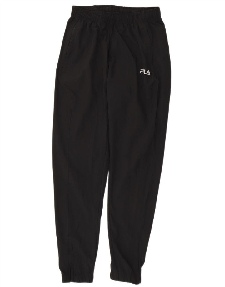 Fila Herren-Trainingshose, Jogginghose, Größe S, Schwarz, Polyester