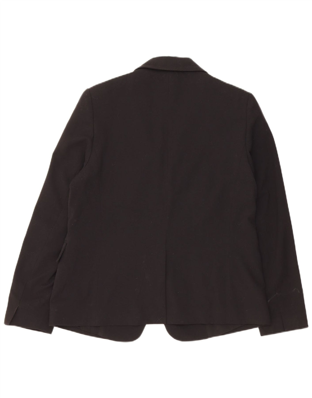 Marks & Spencer Damen-Blazer mit 1 Knopf, UK 12, Mittelschwarz, Polyester
