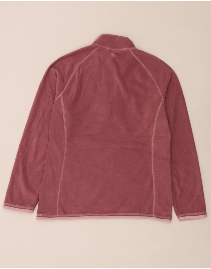 Mountain Warehouse Damen-Fleecepullover mit Reißverschluss am Hals, UK 12, Mittelrosa