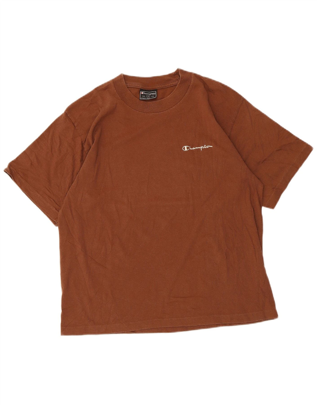 Champion Damen Crop T-Shirt Top UK 10 Small Braun