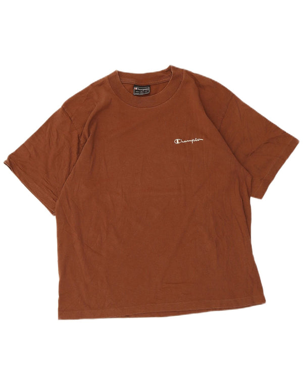 Champion Damen Crop T-Shirt Top UK 10 Small Braun
