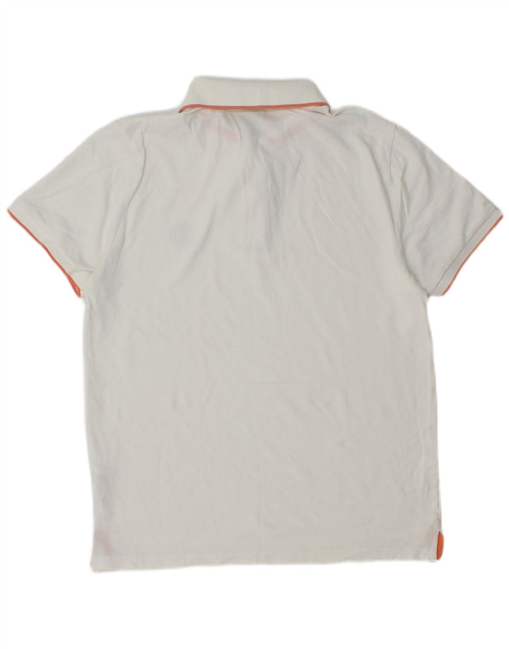 Maui and Sons Herren-Poloshirt, Größe S, weiße Baumwolle