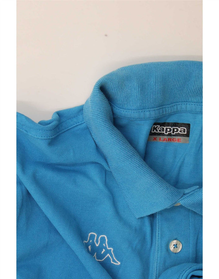 Kappa Herren Grafik-Poloshirt XL Blau