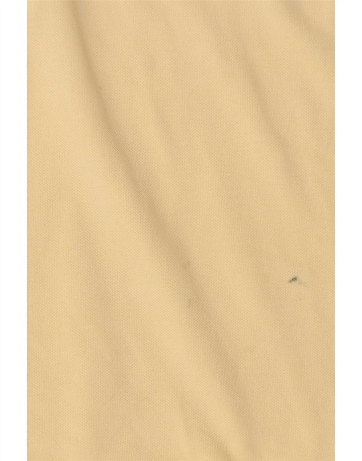 Lacoste Damen ärmelloses Poloshirt, Größe 44, groß, Gelb