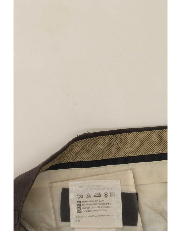 Marks & Spencer Herren St. Michael Straight Chino Hose W36 L31 Grau