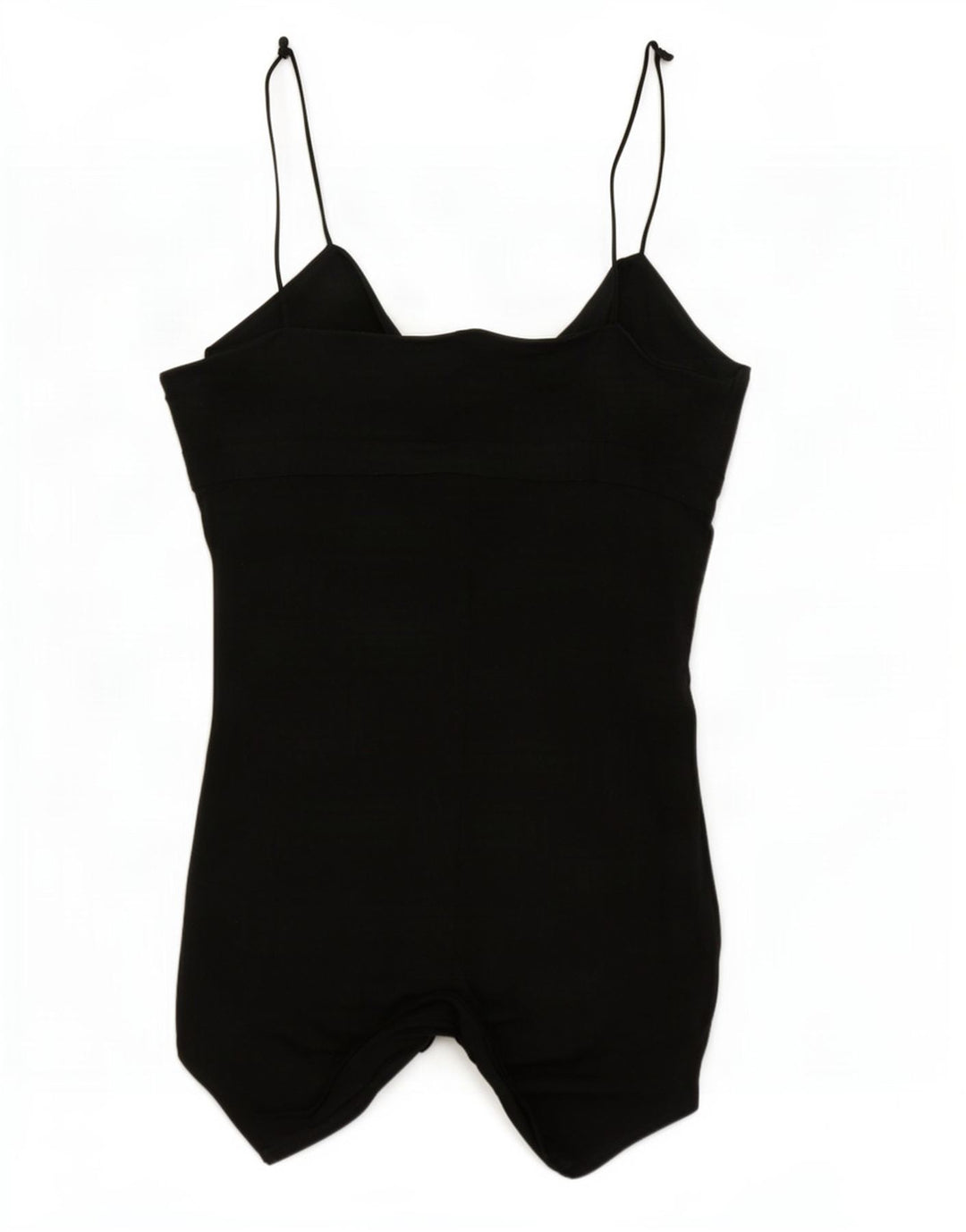 Armani Jeans Damen Ärmelloses asymmetrisches Tunika-Oberteil UK 12 Mittelschwarze Seide