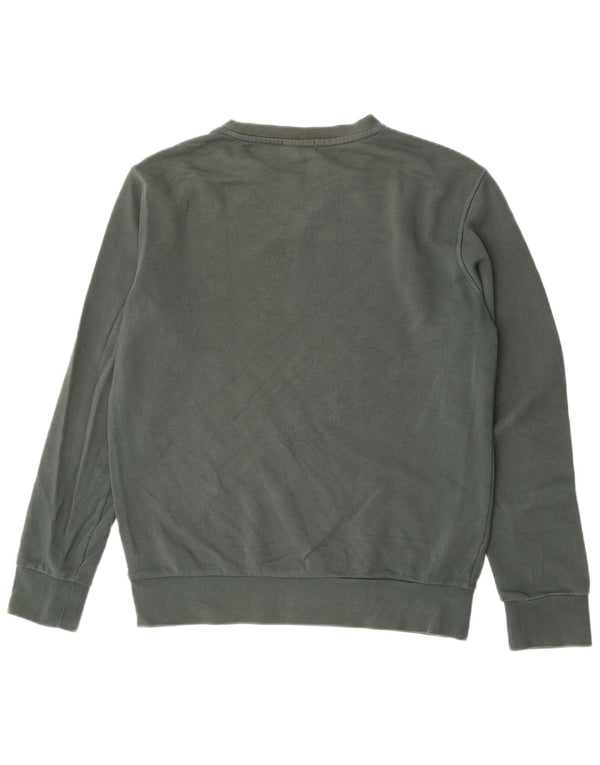 Mistral Mens Graphic Sweatshirt Jumper Small Green Cotton