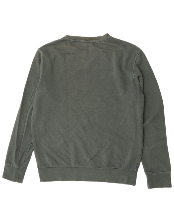 Mistral Herren-Sweatshirt mit Grafik, Größe S, grüne Baumwolle