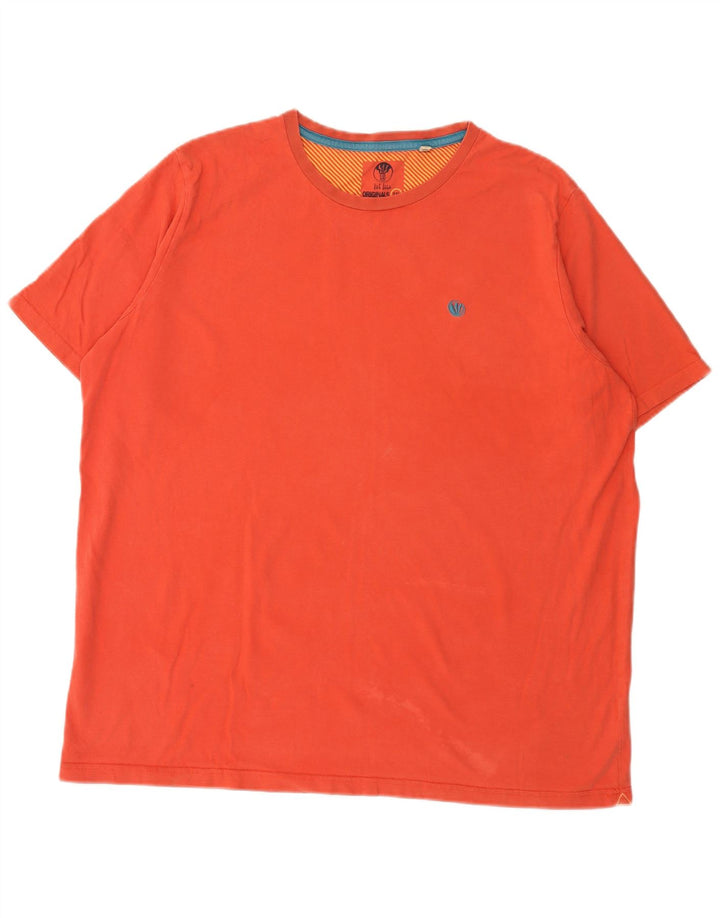 Fat Face Herren T-Shirt Top 2XL Orange Baumwolle