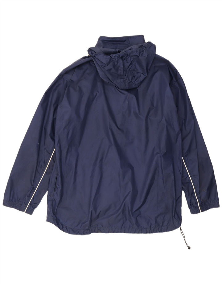 Nike Herren-Trainingsanzug mit Kapuze, Jacke XL, marineblaues Nylon