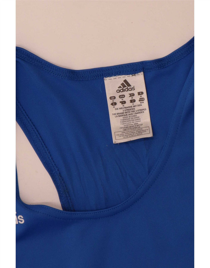 Adidas Herren Weste Top Mittelblaues Polyester