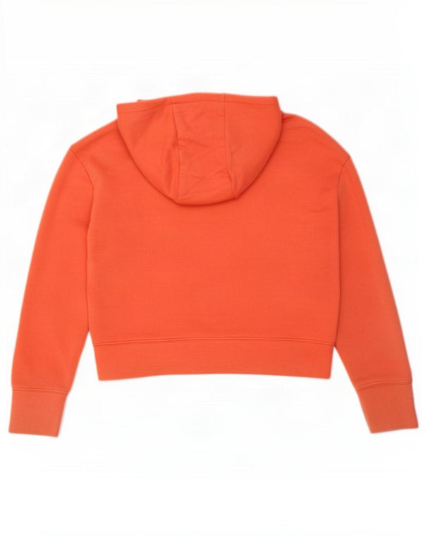 Nike Crop Graphic Hoodie-Pullover für Mädchen, 10–11 Jahre, mittelorange Baumwolle