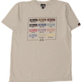 ELLESSE Herren-T-Shirt mit Grafik, mittelgraue Baumwolle