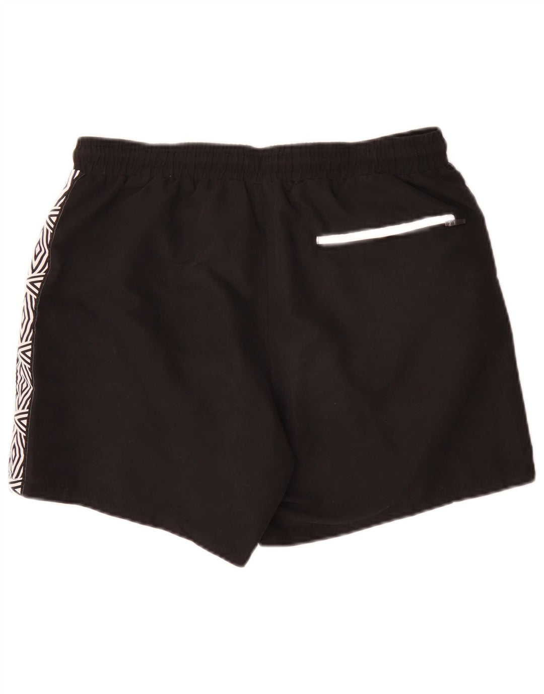 Umbro Herren Badeshorts mit Grafik, groß, schwarz, geometrisch, Polyester