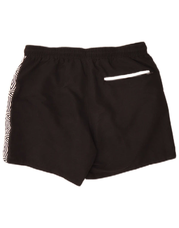 Umbro Herren Badeshorts mit Grafik, groß, schwarz, geometrisch, Polyester
