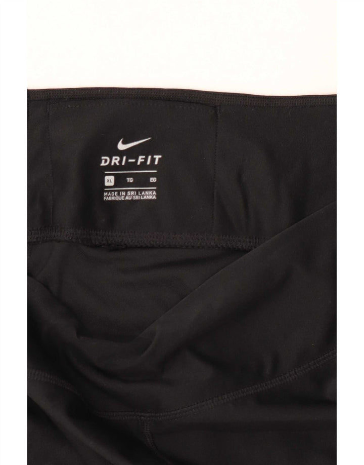 Nike Damen Dri Fit Capri Leggings UK 18 XL Schwarz