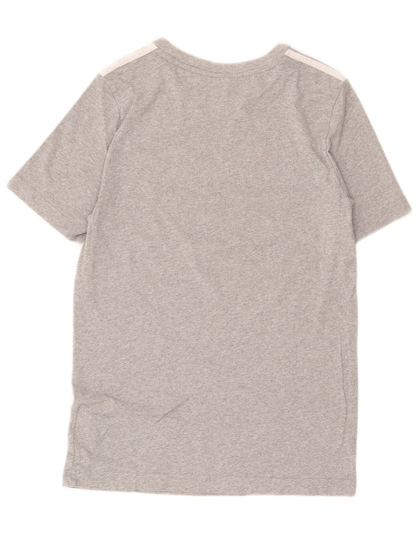 Adidas T-Shirt für Jungen, 13–14 Jahre, graue Baumwolle