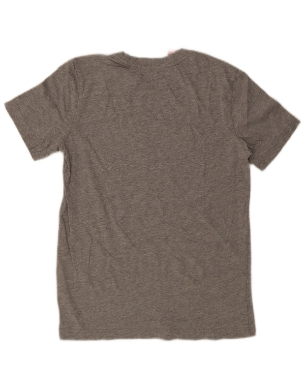 Adidas Jungen Grafik T-Shirt Top 13-14 Jahre Grau Baumwolle Sport