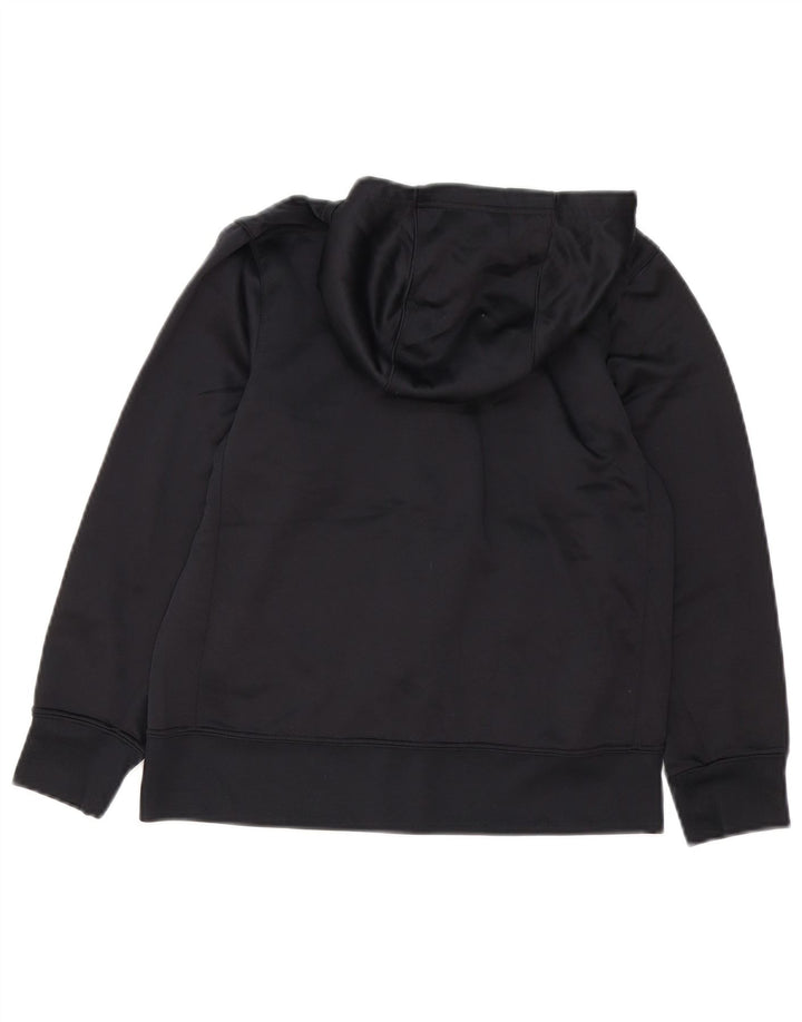 NIKE Therma-Fit Zip Hoodie-Pullover für Jungen, 10–11 Jahre, mittelschwarzes Polyester