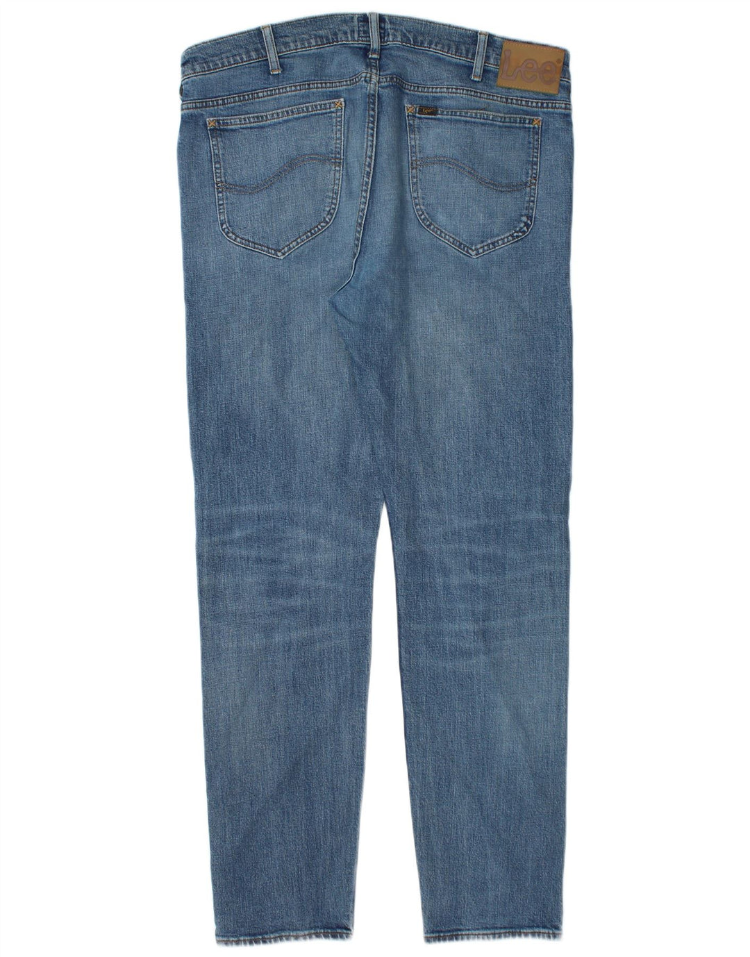 Lee Herren Rider Slim Jeans W36 L32 Blaue Baumwolle