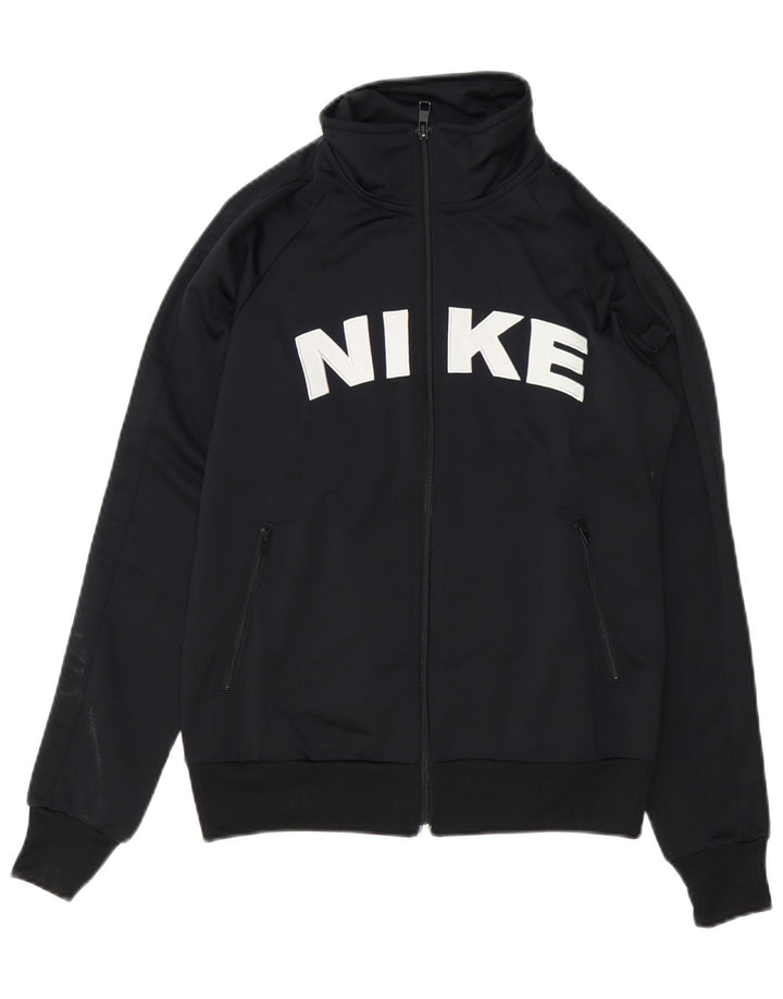 Nike Herren-Trainingsanzugoberteil mit Grafik, mittelgroß, Schwarz