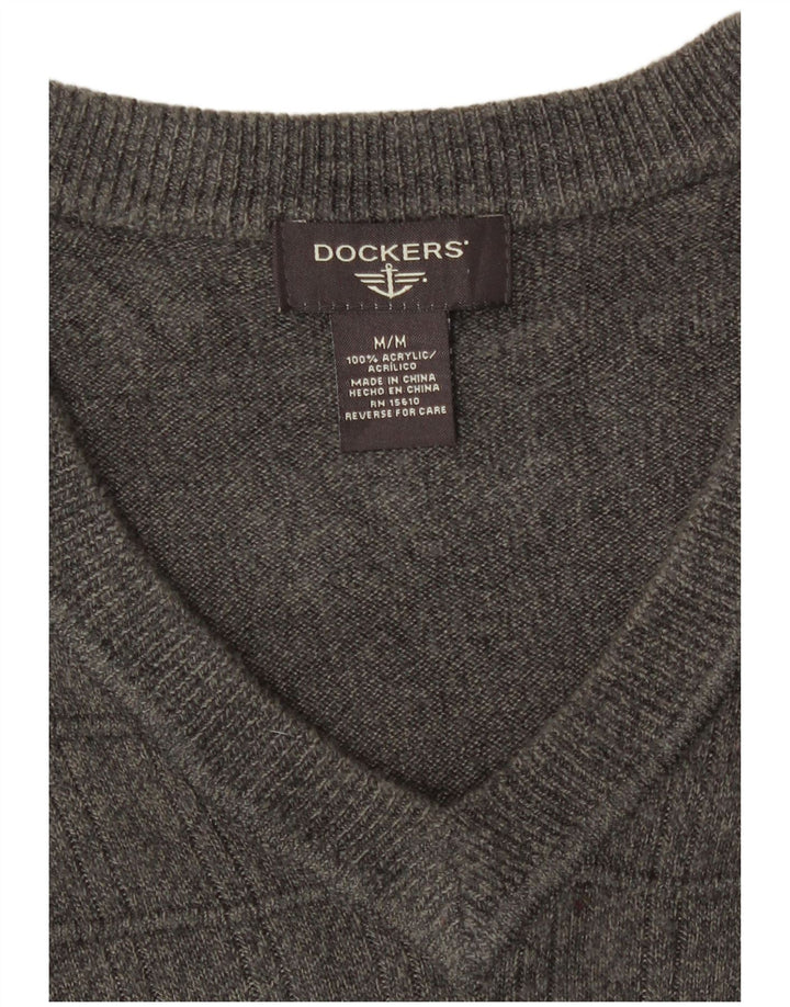 Dockers Herren-Tanktop aus mittelgrauem Acryl