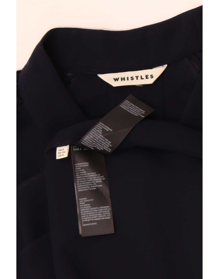 Whistles Damen-Etuikleid, Größe S, Marineblau, gepunktet, Polyester