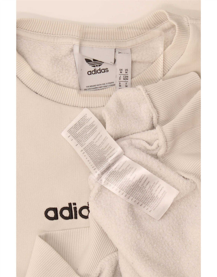 Adidas Herren Grafik-Sweatshirt-Pullover, mittelbeige Baumwolle