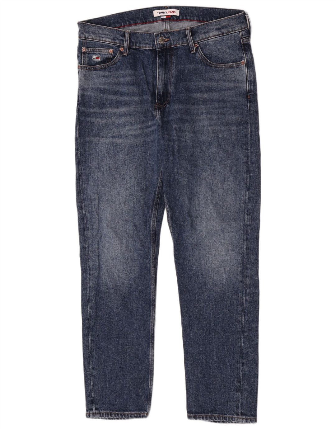 Tommy Hilfiger Herren Slim Jeans W32 L29 Blaue Baumwolle
