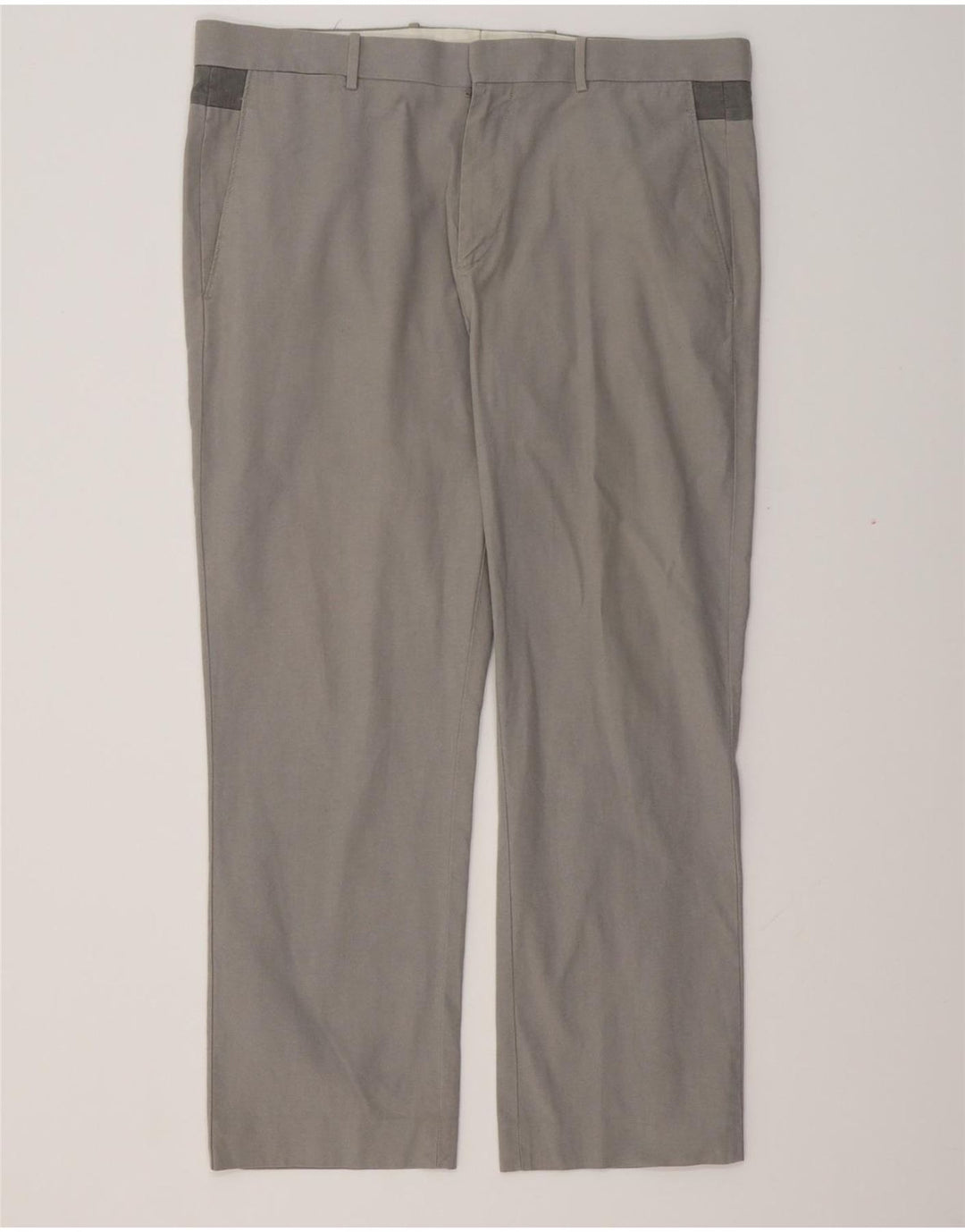 DOCKERS Mens Straight Chino Trousers W38 L28 Grey Cotton
