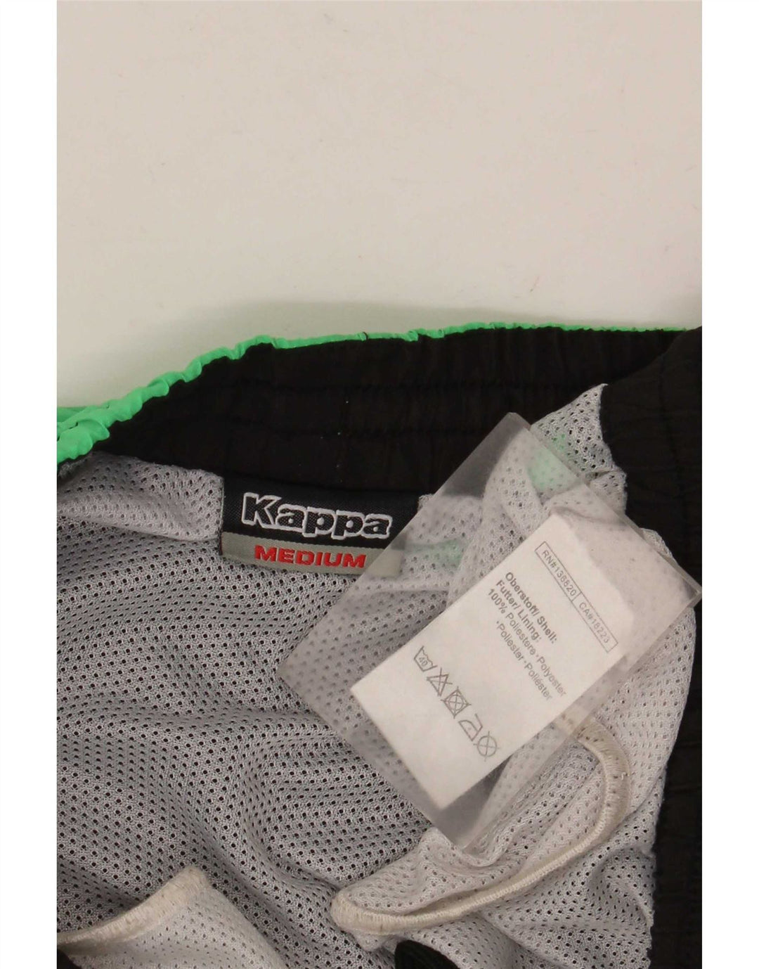 Kappa Herren Badeshorts Mittelschwarzes Colourblock-Polyester
