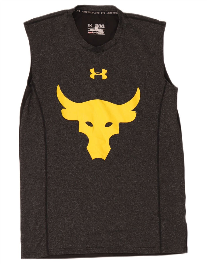 Under Armour Herren Project Rock Brahma Bull Graphic Weste Top XL Grau