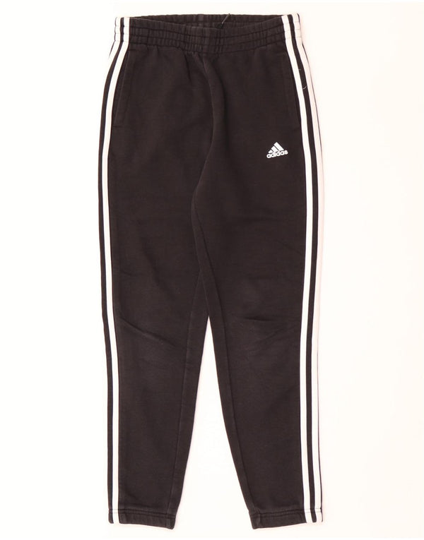 Adidas Jungen-Trainingshose, Jogginghose, 11–12 Jahre, schwarze Baumwolle
