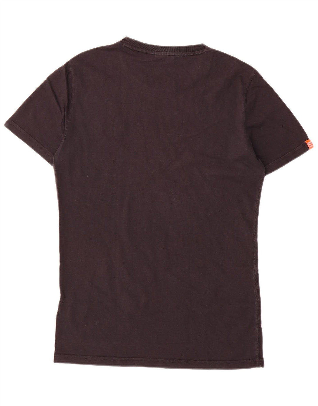 Superdry Herren T-Shirt Top Small aus schwarzer Baumwolle