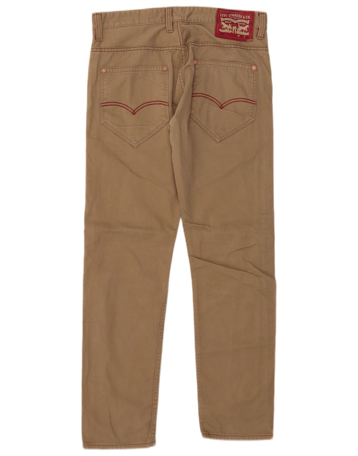 Levi's Herren 508 Regular Tapered Jeans W31 L32 Beige Baumwolle