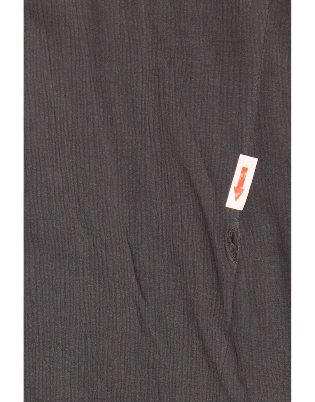 Zara Damen 3/4-Ärmel-Hemdbluse UK 14 Mittelgrau