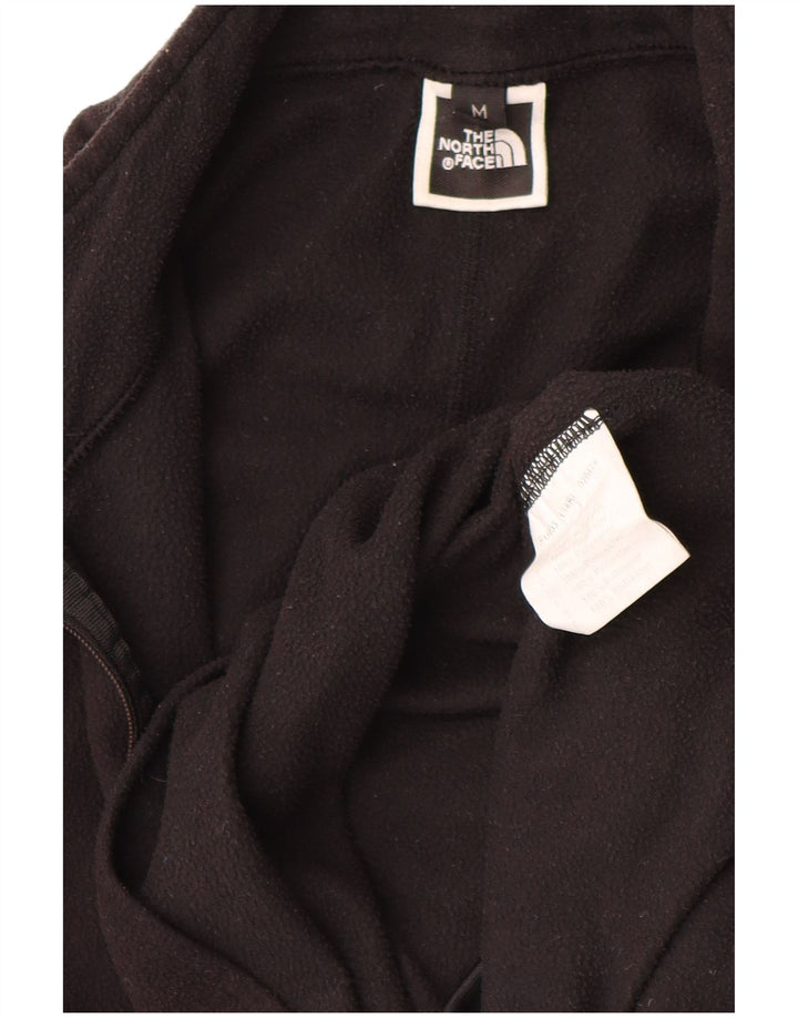 The North Face Damen-Fleecepullover mit Reißverschluss am Hals, UK 14, mittelschwarz, Polyester
