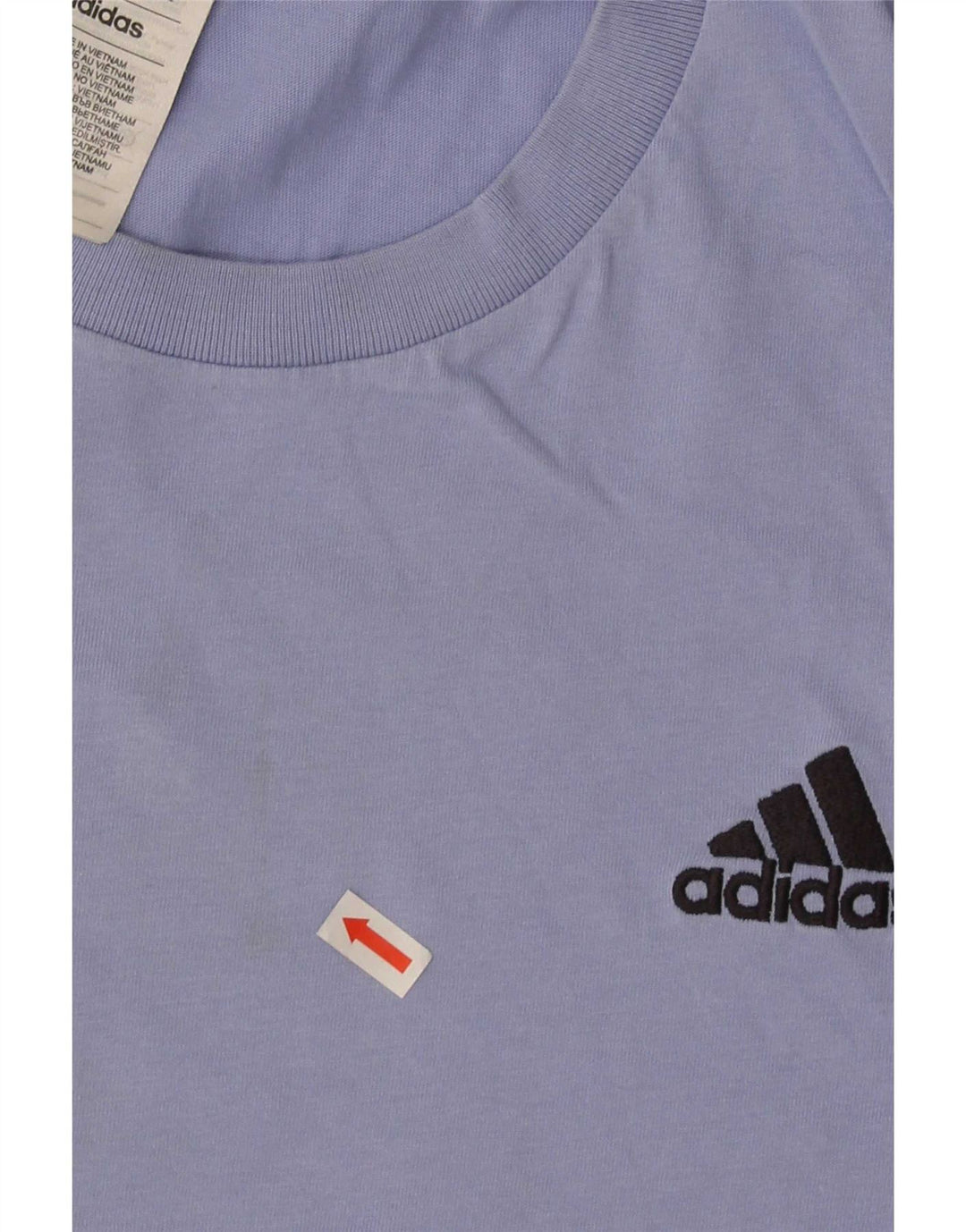 Adidas Herren T-Shirt Top Large Blau Baumwolle