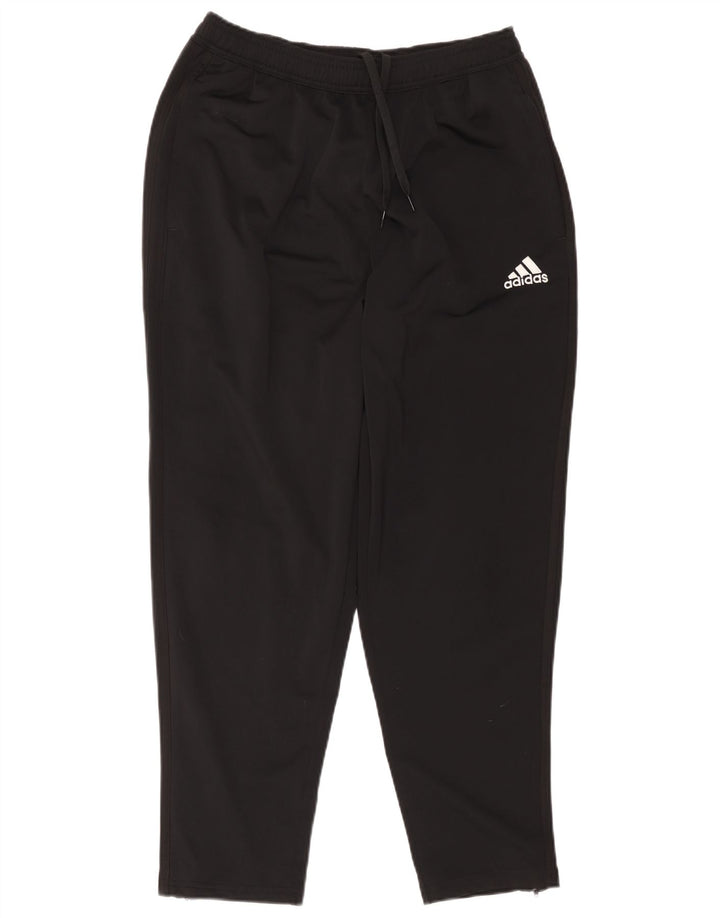 Adidas Herren-Trainingshose, groß, aus schwarzem Polyester