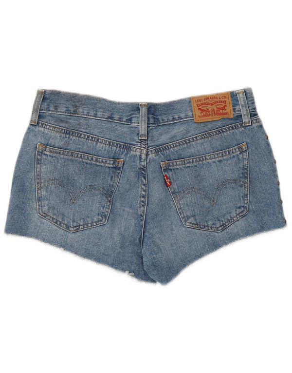 Levi's Damen Denim Jeansshorts W26 Small Blaue Baumwolle