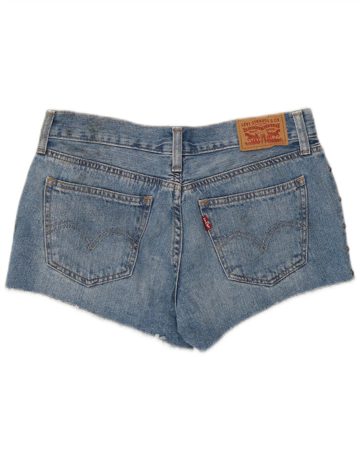 Levi's Damen Denim Jeansshorts W26 Small Blaue Baumwolle