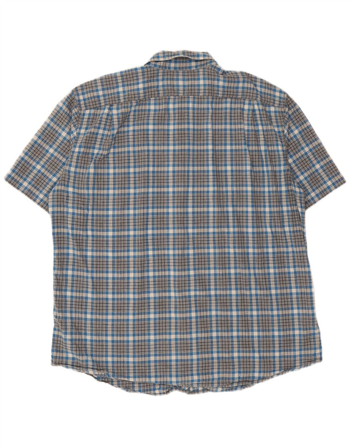 Eddie Bauer Herren-Hemd mit klassischer Passform, XL, blau kariert, Baumwolle