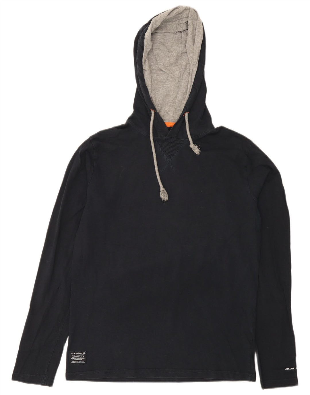 Jack & Jones Herren-Kapuzenoberteil, langärmlig, mittelblau
