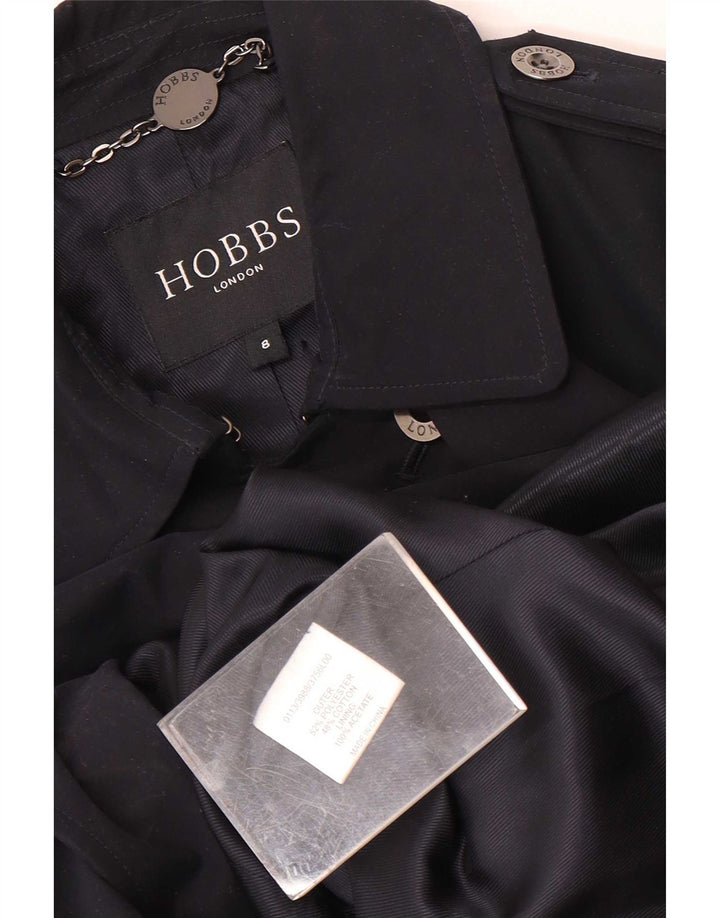 Hobbs Damen Trenchcoat UK 8 Small Marineblau Polyester